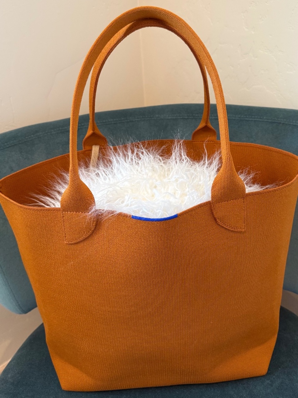 Rothy's Burnt Orange Structured Tote